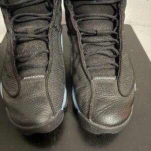 Jordan Black and Blue Sneakers